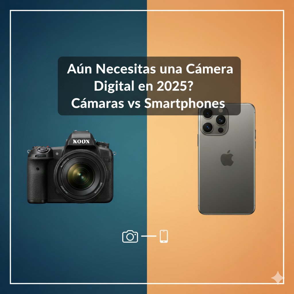¿Aún Necesitas una Cámara Digital en 2025? Cámaras vs Smartphones